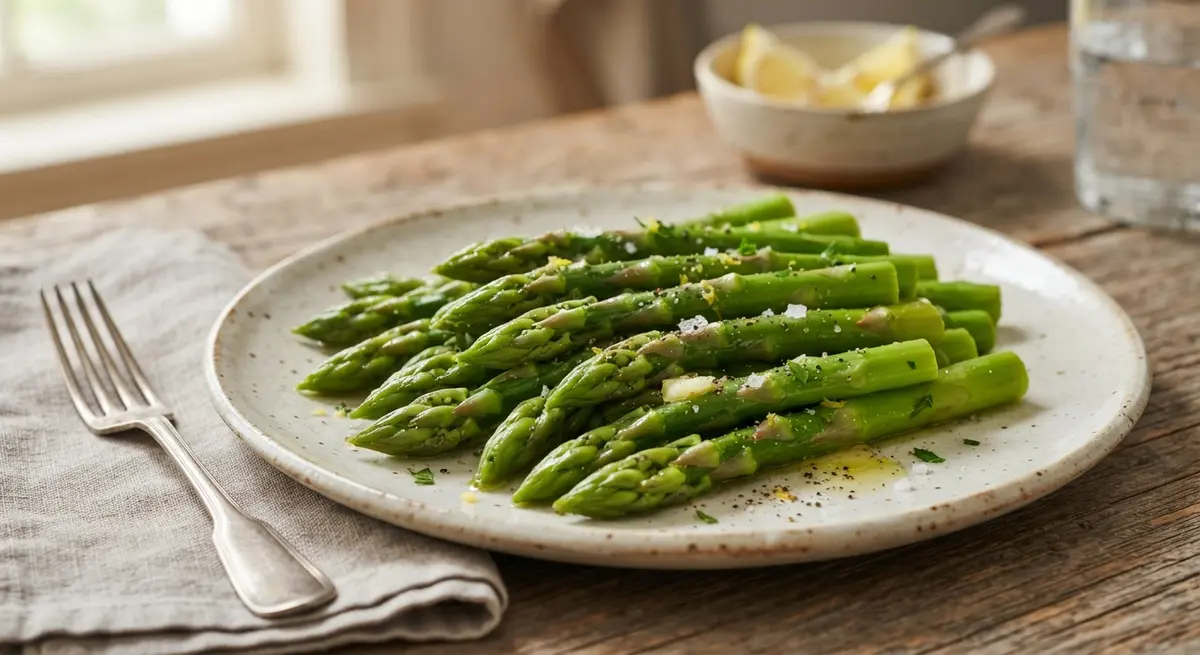 Steamed Asparagus Tips